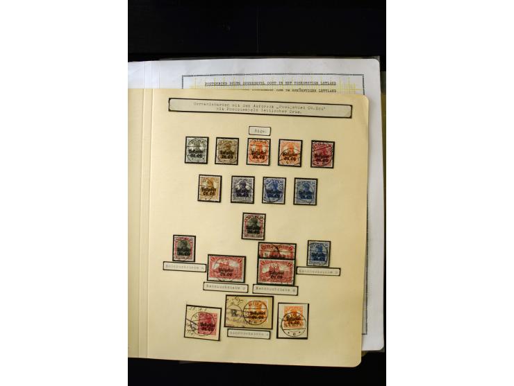 CANCELLATIONS: ALT-AUTZ-WINDAU, comprehensive collection of stamps, pieces and covers, including better cancels like "ALT-AUT