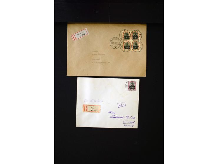 CANCELLATIONS: ALT-AUTZ-WINDAU, comprehensive collection of stamps, pieces and covers, including better cancels like "ALT-AUT