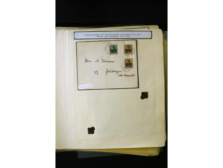 CANCELLATIONS: ALT-AUTZ-WINDAU, comprehensive collection of stamps, pieces and covers, including better cancels like "ALT-AUT