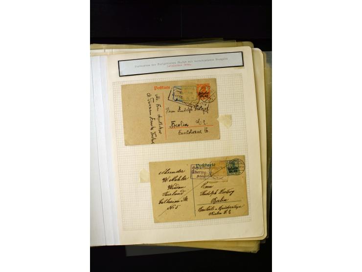 CANCELLATIONS: ALT-AUTZ-WINDAU, comprehensive collection of stamps, pieces and covers, including better cancels like "ALT-AUT