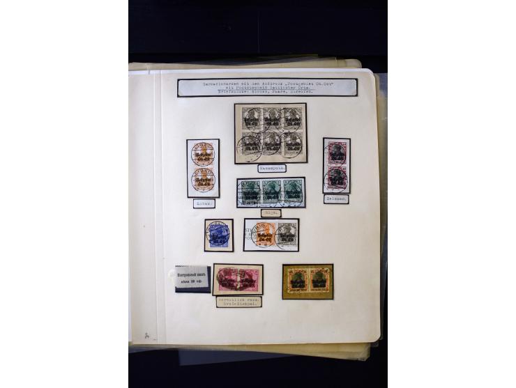 CANCELLATIONS: ALT-AUTZ-WINDAU, comprehensive collection of stamps, pieces and covers, including better cancels like "ALT-AUT