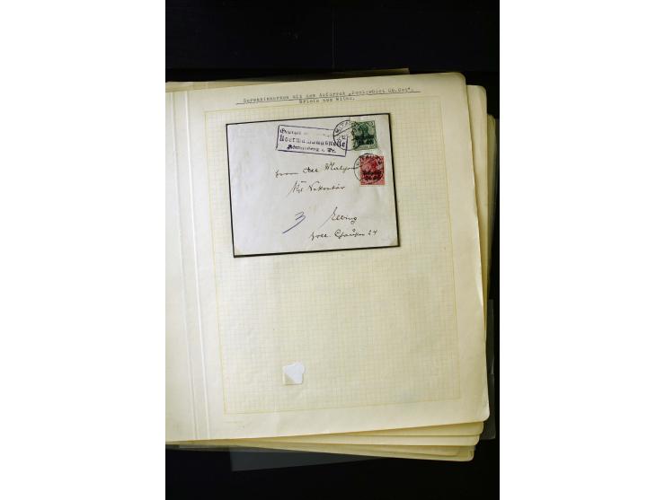 CANCELLATIONS: ALT-AUTZ-WINDAU, comprehensive collection of stamps, pieces and covers, including better cancels like "ALT-AUT
