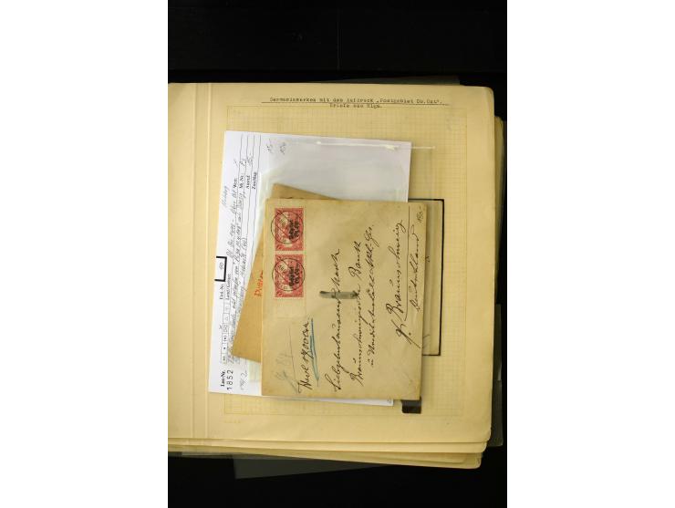 CANCELLATIONS: ALT-AUTZ-WINDAU, comprehensive collection of stamps, pieces and covers, including better cancels like "ALT-AUT
