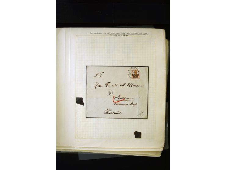 CANCELLATIONS: ALT-AUTZ-WINDAU, comprehensive collection of stamps, pieces and covers, including better cancels like "ALT-AUT