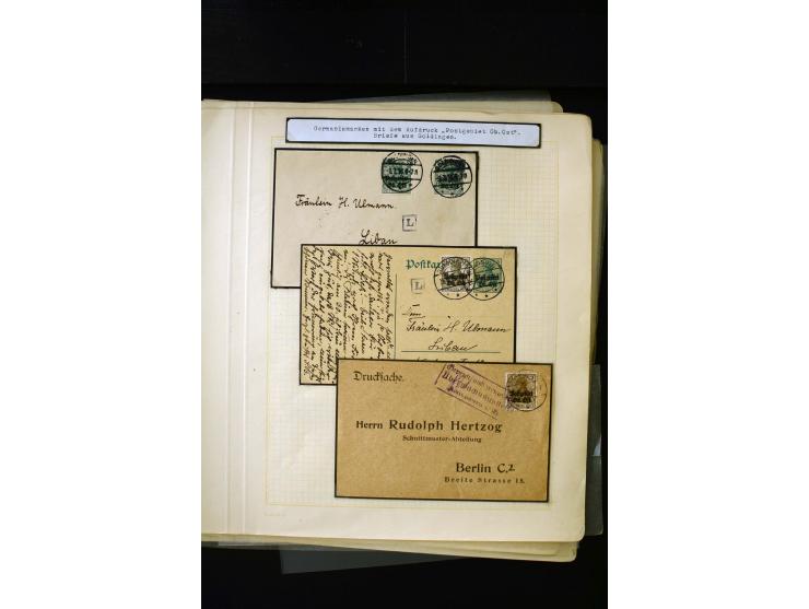CANCELLATIONS: ALT-AUTZ-WINDAU, comprehensive collection of stamps, pieces and covers, including better cancels like "ALT-AUT
