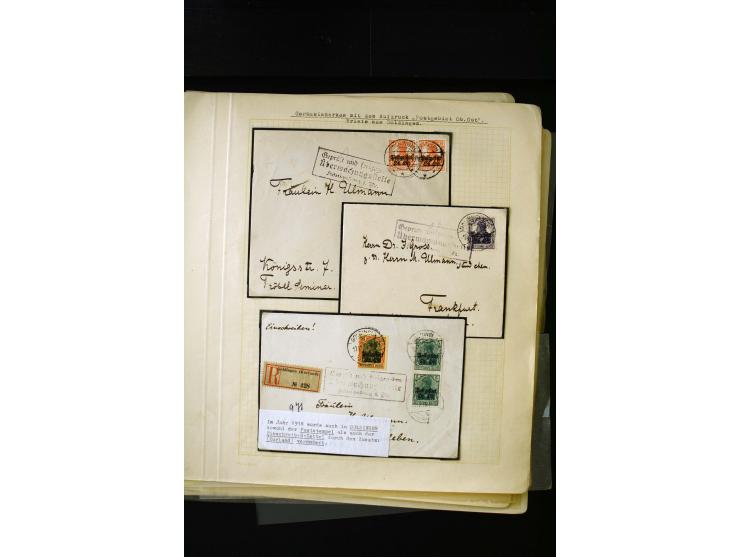 CANCELLATIONS: ALT-AUTZ-WINDAU, comprehensive collection of stamps, pieces and covers, including better cancels like "ALT-AUT