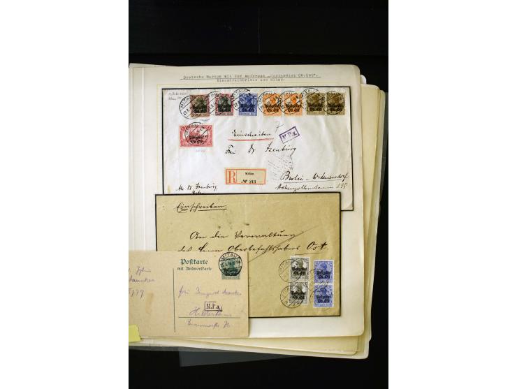 CANCELLATIONS: ALT-AUTZ-WINDAU, comprehensive collection of stamps, pieces and covers, including better cancels like "ALT-AUT