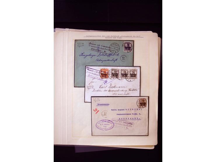 CANCELLATIONS: ALT-AUTZ-WINDAU, comprehensive collection of stamps, pieces and covers, including better cancels like "ALT-AUT