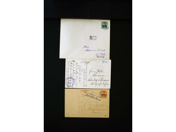 CANCELLATIONS: ALT-AUTZ-WINDAU, comprehensive collection of stamps, pieces and covers, including better cancels like "ALT-AUT