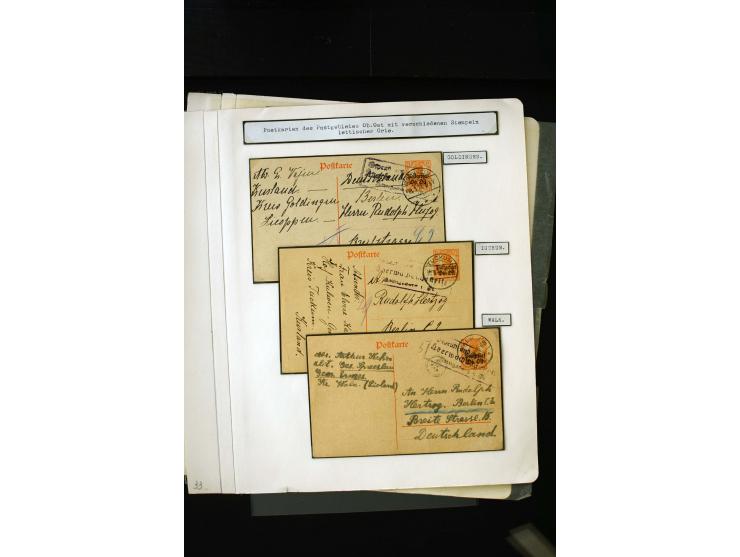 CANCELLATIONS: ALT-AUTZ-WINDAU, comprehensive collection of stamps, pieces and covers, including better cancels like "ALT-AUT