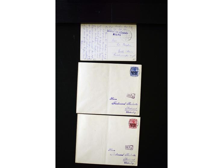 CANCELLATIONS: ALT-AUTZ-WINDAU, comprehensive collection of stamps, pieces and covers, including better cancels like "ALT-AUT