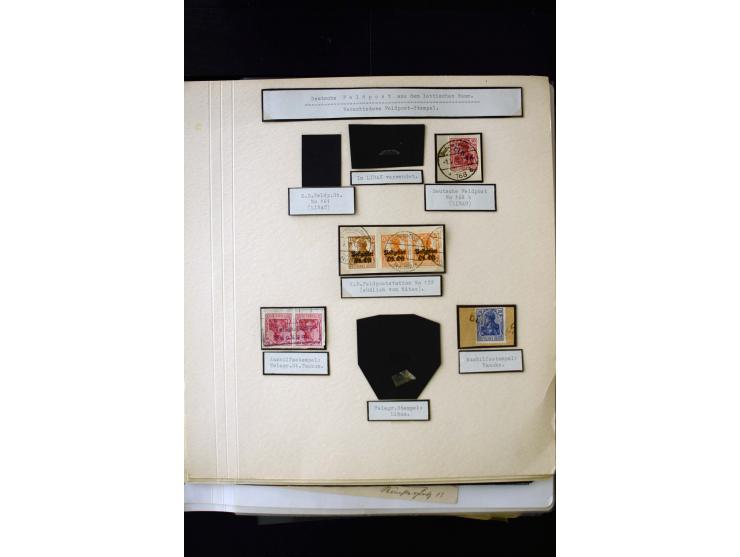 CANCELLATIONS: ALT-AUTZ-WINDAU, comprehensive collection of stamps, pieces and covers, including better cancels like "ALT-AUT