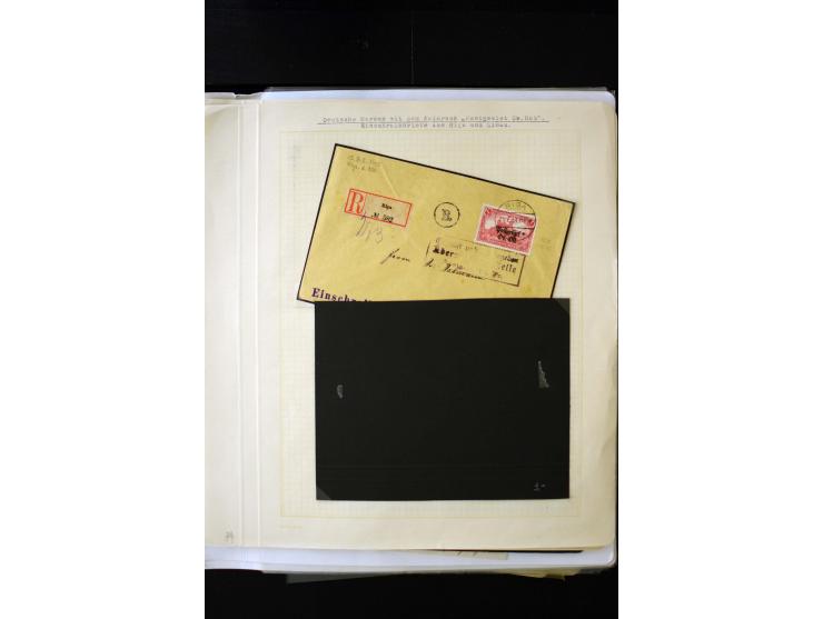 CANCELLATIONS: ALT-AUTZ-WINDAU, comprehensive collection of stamps, pieces and covers, including better cancels like "ALT-AUT