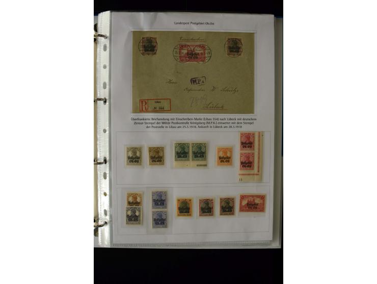 1916/19, interesting group with 21 cards and covers, including registered mail, censor marks, postage due etc., fine