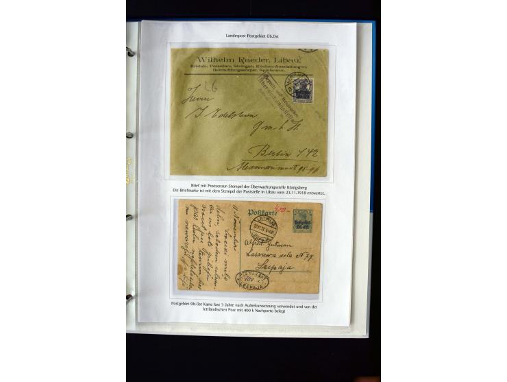 1916/19, interesting group with 21 cards and covers, including registered mail, censor marks, postage due etc., fine