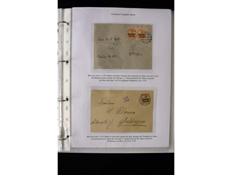 1916/19, interesting group with 21 cards and covers, including registered mail, censor marks, postage due etc., fine