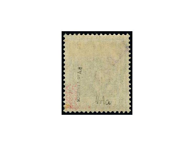 20 pfg. ultramarine, unused with same paper remnants, fine, scarce, signed Vossen and Schlegel BPP