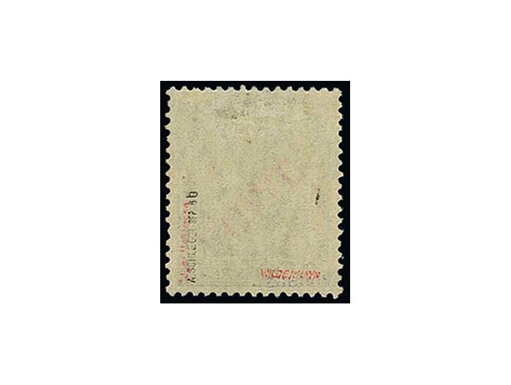 5 pfg. with inverted overprint, unused, fine, signed Schlegel BPP