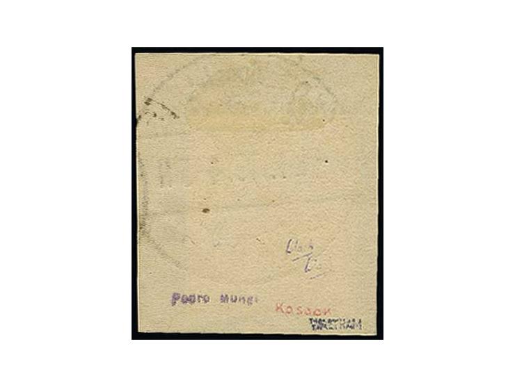 2½ pfg. tied by clear cds. to piece, fine, signed Kosack