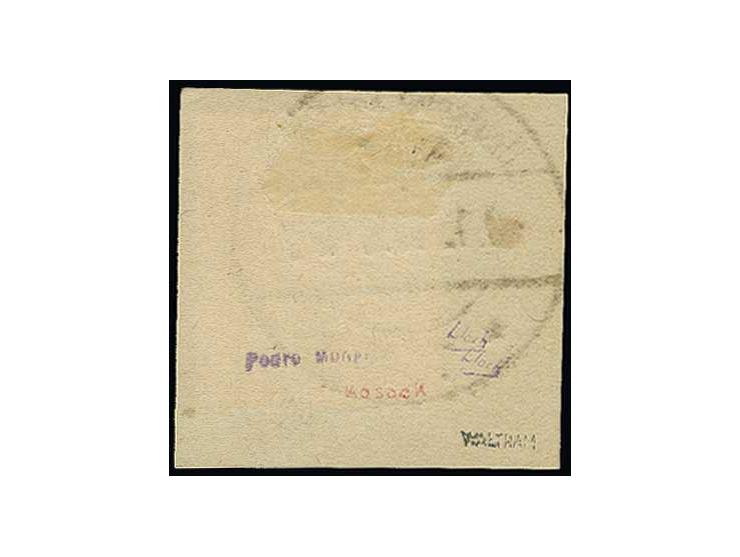 2½ pfg. tied by clear cds. to piece, fine, signed Kosack