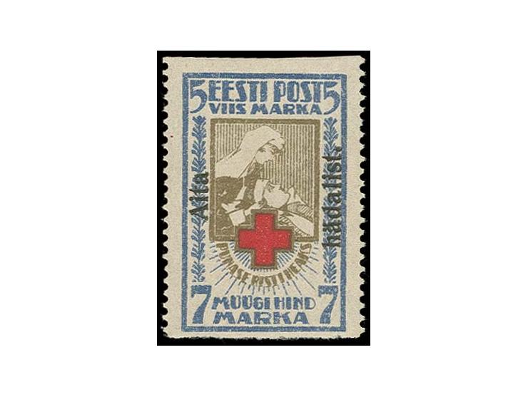 5 m. ultramarin, horizontally imperforated, unused, fine, certificate Löbbering BPP