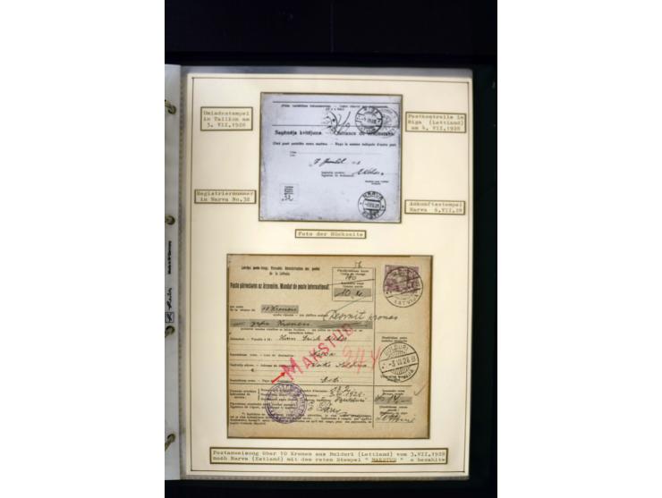 1918/27, interesting used and unused collection with some cards and covers, strong section flower design with colours, gutter