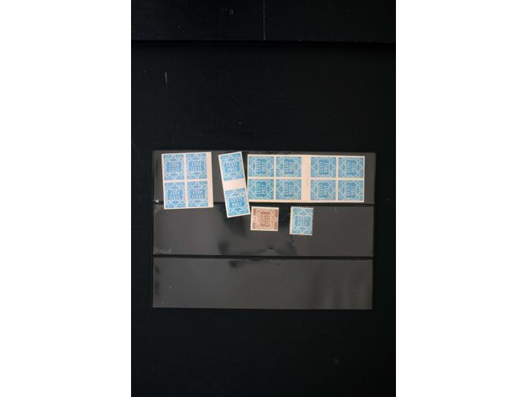 1918/27, interesting used and unused collection with some cards and covers, strong section flower design with colours, gutter