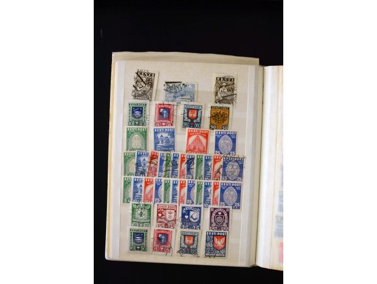 1918/27, interesting used and unused collection with some cards and covers, strong section flower design with colours, gutter