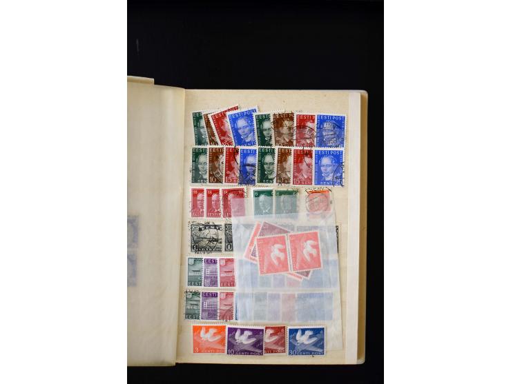 1918/27, interesting used and unused collection with some cards and covers, strong section flower design with colours, gutter