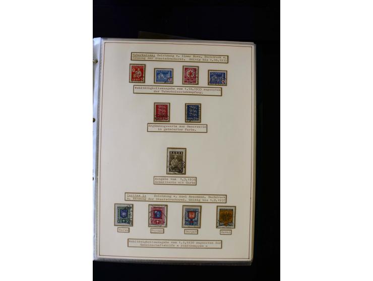 1928/40, interesting unused and used collection containing more than 100 cards and covers, better sets, multiples, colour- an
