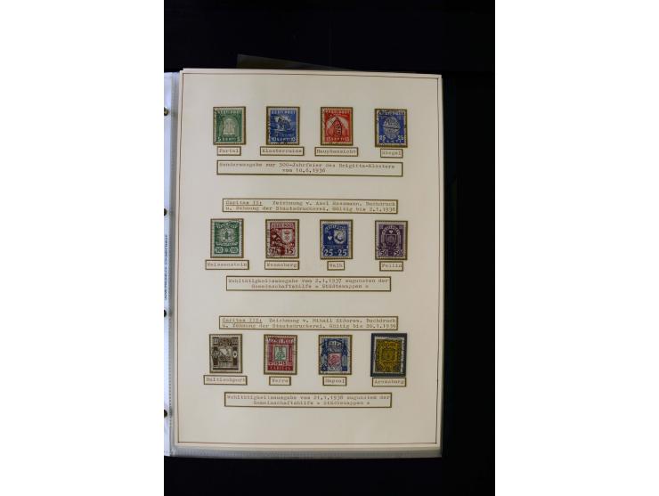 1928/40, interesting unused and used collection containing more than 100 cards and covers, better sets, multiples, colour- an