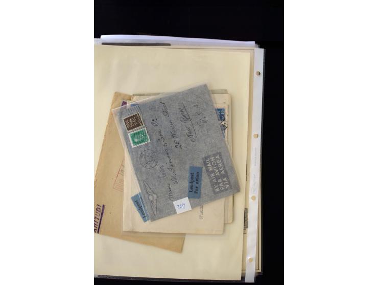 1928/40, interesting unused and used collection containing more than 100 cards and covers, better sets, multiples, colour- an