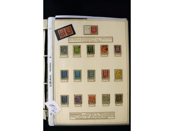 1928/40, interesting unused and used collection containing more than 100 cards and covers, better sets, multiples, colour- an