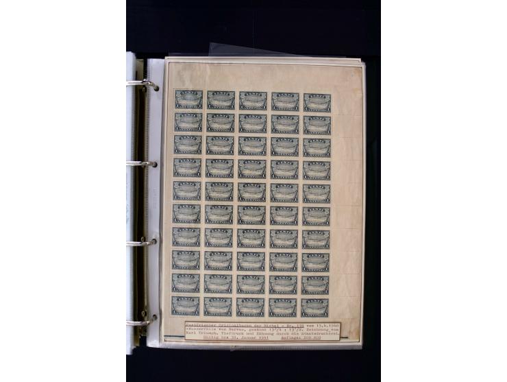 1928/40, interesting unused and used collection containing more than 100 cards and covers, better sets, multiples, colour- an