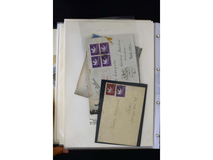 1928/40, interesting unused and used collection containing more than 100 cards and covers, better sets, multiples, colour- an
