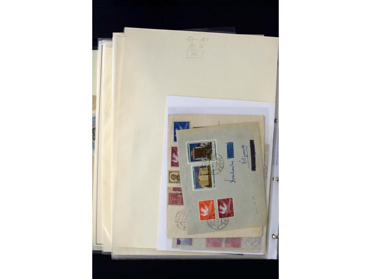 1928/40, interesting unused and used collection containing more than 100 cards and covers, better sets, multiples, colour- an