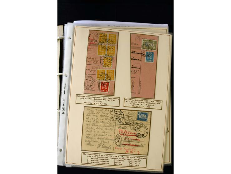 1928/40, interesting unused and used collection containing more than 100 cards and covers, better sets, multiples, colour- an