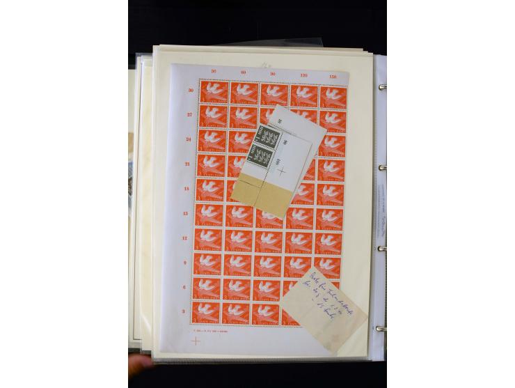 1928/40, interesting unused and used collection containing more than 100 cards and covers, better sets, multiples, colour- an