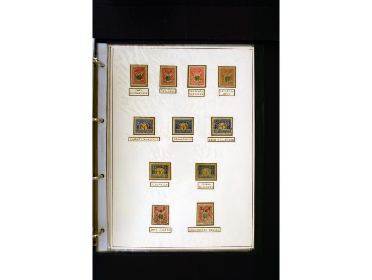 1928/40, interesting unused and used collection containing more than 100 cards and covers, better sets, multiples, colour- an