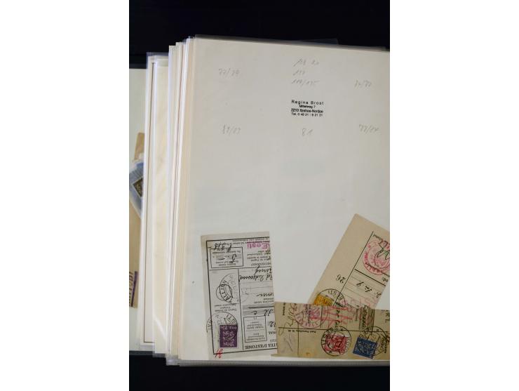 1928/40, interesting unused and used collection containing more than 100 cards and covers, better sets, multiples, colour- an