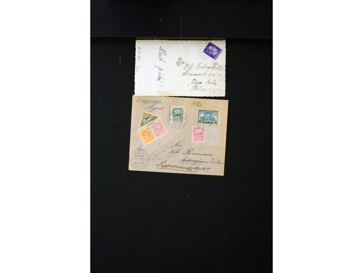 1919/43, very interesting collection of more than 180 cards and covers including censor marks, special cancellations, Ostland