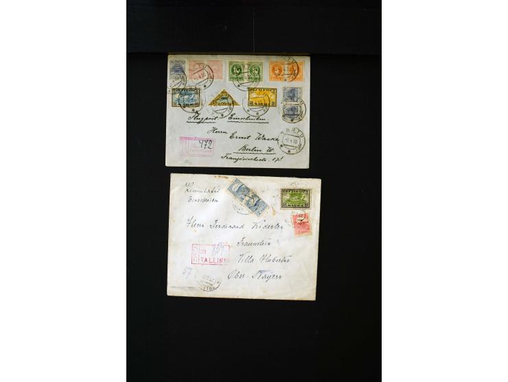 1919/43, very interesting collection of more than 180 cards and covers including censor marks, special cancellations, Ostland