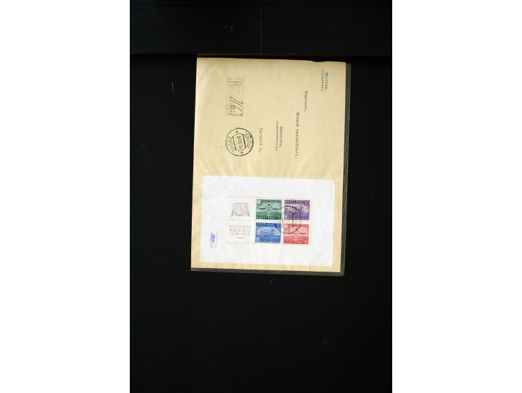 1919/43, very interesting collection of more than 180 cards and covers including censor marks, special cancellations, Ostland