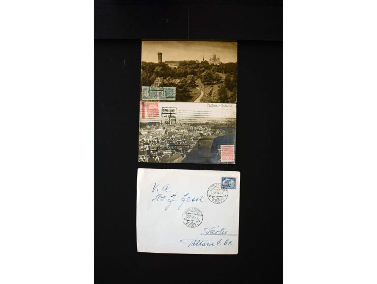 1919/43, very interesting collection of more than 180 cards and covers including censor marks, special cancellations, Ostland