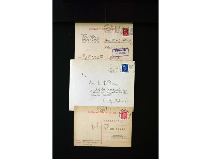 1919/43, very interesting collection of more than 180 cards and covers including censor marks, special cancellations, Ostland