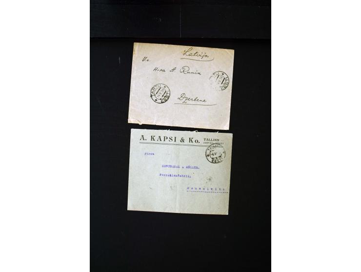 1919/43, very interesting collection of more than 180 cards and covers including censor marks, special cancellations, Ostland