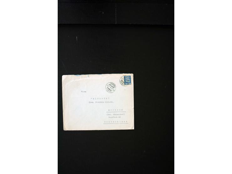 1919/43, very interesting collection of more than 180 cards and covers including censor marks, special cancellations, Ostland