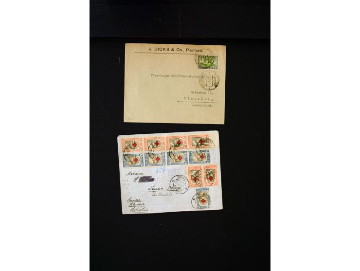1919/43, very interesting collection of more than 180 cards and covers including censor marks, special cancellations, Ostland