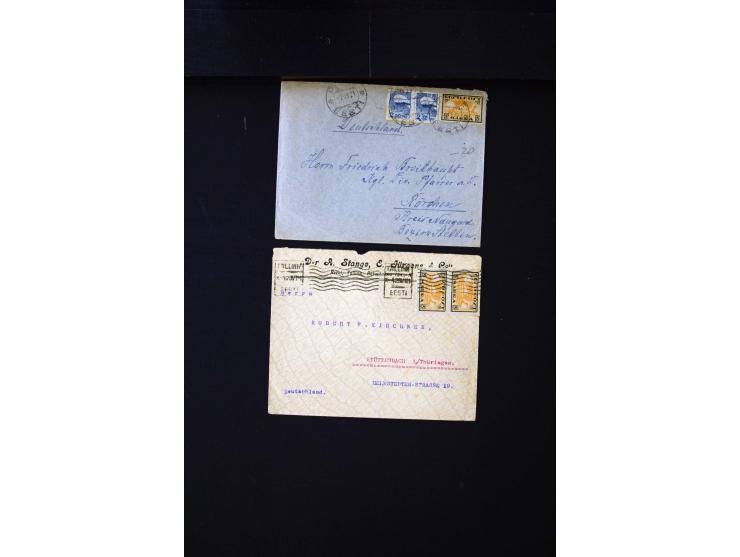 1919/43, very interesting collection of more than 180 cards and covers including censor marks, special cancellations, Ostland