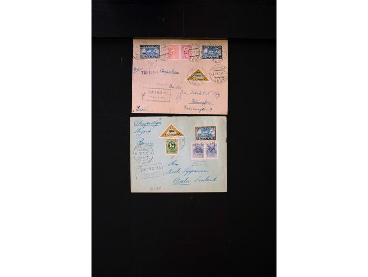1919/43, very interesting collection of more than 180 cards and covers including censor marks, special cancellations, Ostland